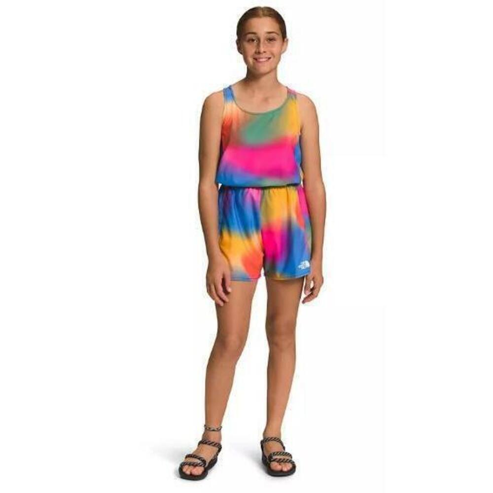 The North Face Big Girls Multicolor Elastic Waist Romper S NWT Girls